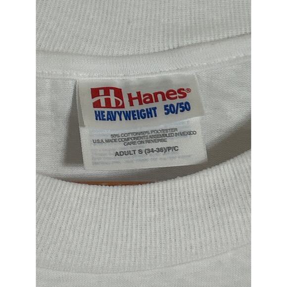 Vintage T Shirt Embroidered Lighthouse Dolphins Small White Crew USA - Picture 4 of 7